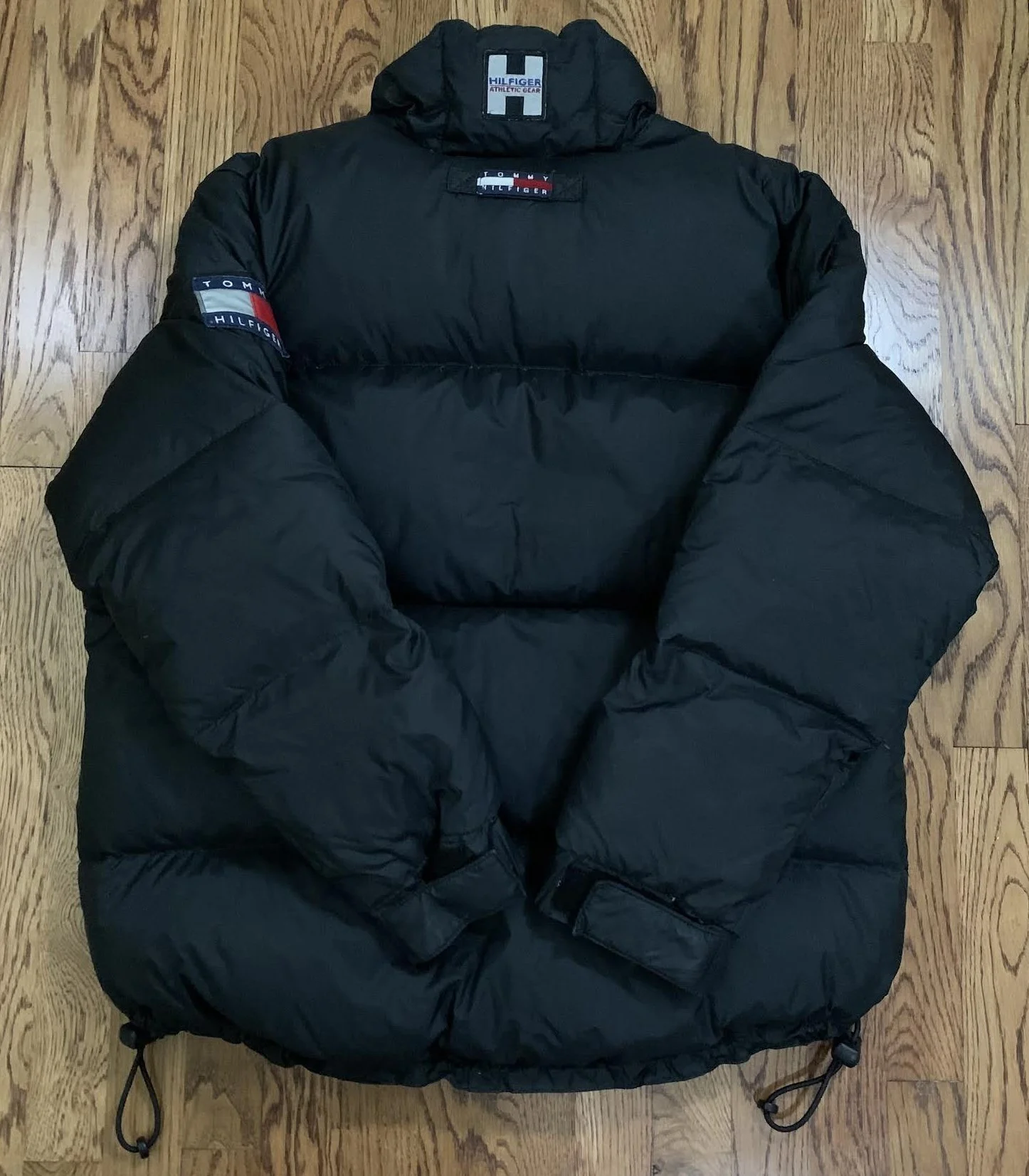 Vintage Tommy Hilfiger Athletic Gear Bubble Jacket (Size S) — RootsBK